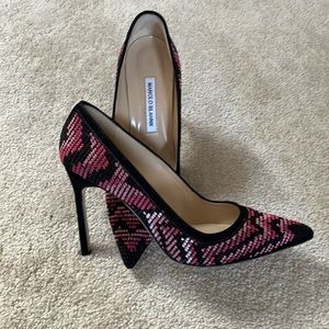 Chevron Manolo Blahnik